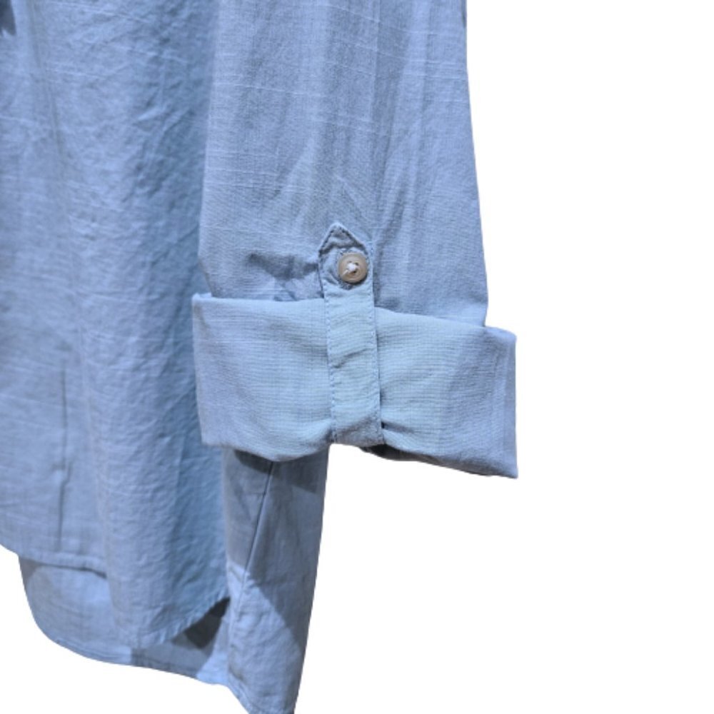 NWT Riders by Lee Turquoise Long Sleeve V-Neck Tunic - XXL - Picture 6 of 10